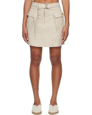 Holzweiler Gorti Miniskirt - Natural