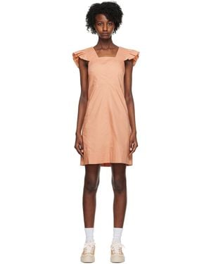 See By Chloé Pink Pinafore Minidress - Black