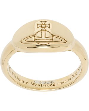 Vivienne Westwood Bague Tilly Dorée - Métallisé