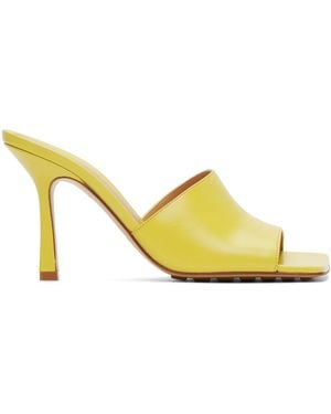 Bottega Veneta Stretch Heeled Sandals - Black