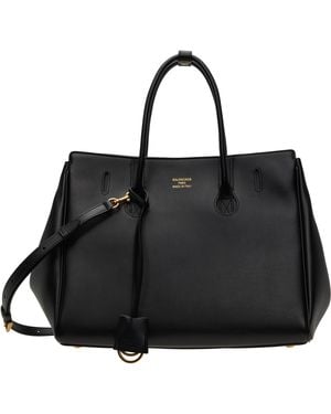 Balenciaga ブラック スモール Hampton Carry All バッグ