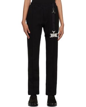 1017 ALYX 9SM Black Tricon Buckle Lounge Trousers