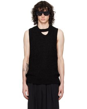 Louis-Gabriel Nouchi Twisted Vest - Black