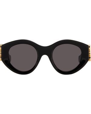 Loewe Maxi Anagram Butterfly Sunglasses - Black