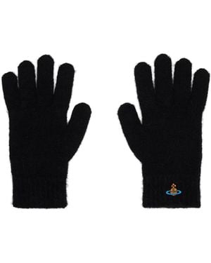 Vivienne Westwood Fluffy Gloves - Black