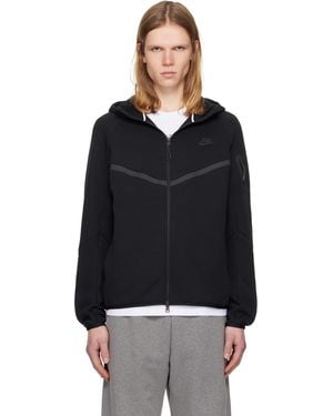 Nike Tech Fleece Windrunner Full-zip Hoodie - Black