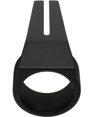Rick Owens Open Trunk リング - ブラック