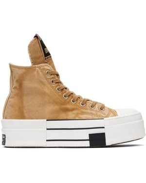 Rick Owens Converse Edition Dbl Drkstar Trainers - Natural
