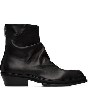 424 Marathon Cowboy Boots - Black