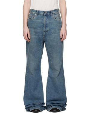Rick Owens Temple Bolan Bootcut Jeans - Blue