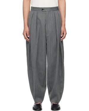 Hed Mayner Wool Pants - Gray