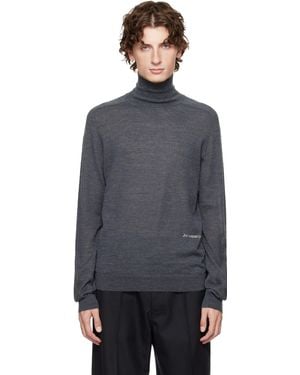 JW Anderson Logo Turtleneck - Black
