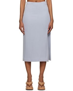 Third Form Mode Split Side Midi Skirt - Black