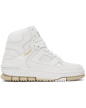 Axel Arigato White Area Hi Trainers - Black