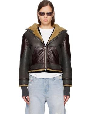 Acne Studios Shearling Jacket - Black