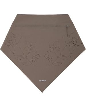 Satisfy Taupe Peaceshell Ice Bandana Scarf - Brown
