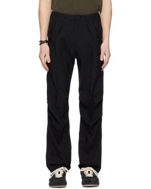 Tom Ford Wool Cashmere Cargo Pants - Black