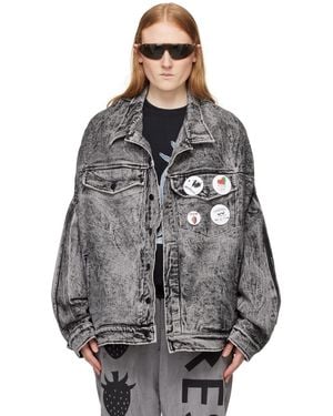 WESTFALL Upside Down Denim Jacket - Black