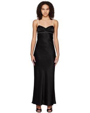 Anna October Waterlily Maxi Dress - Black