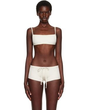 Belle Anna Off- Reve Bikini Top - Brown