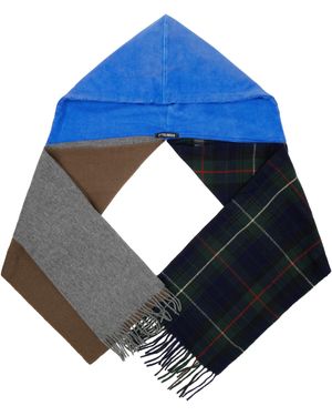 OTTOLINGER Deconstructed Hoodie Scarf - Blue