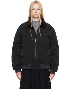 Maison Margiela ブラック Yoke Caban ジャケット