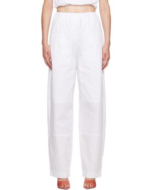 Paris Georgia Basics Ssense Exclusive Cocoon Trousers - White