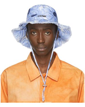 Jacquemus ブルー フラワー Le Bob Artichaut バケット ハット