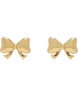 Marc Jacobs 'The Bow' Stud Earrings - Black