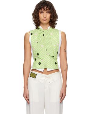 MM6 by Maison Margiela Stole Top - Green