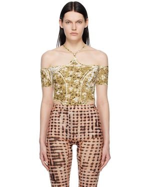 KNWLS Chk Leotard Bodysuit - Multicolour