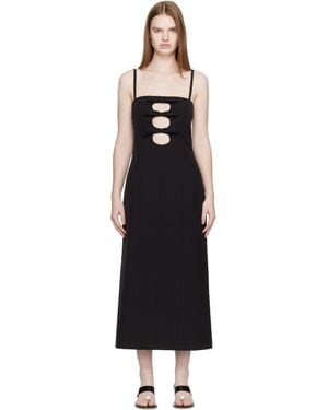 Sandy Liang Sen Midi Dress - Black