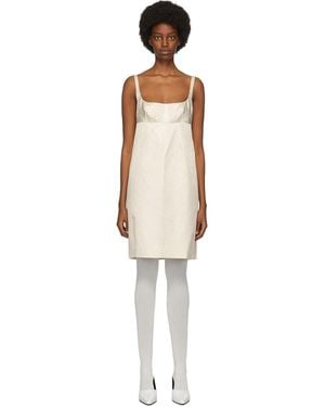 Marc Jacobs Off- Polka Dot Glitter Mid-length Dress - Black