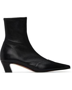 Khaite ブラック Nevada ストレッチ ショートブーツ