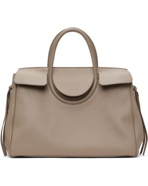 STAUD Taupe Maude Carryall Duffle Bag - Natural