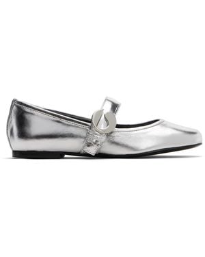 Coperni Belt Ballerina Flats - Black