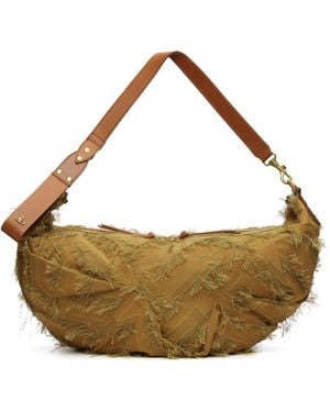 Vivienne Westwood Fringes Fil Coupé Agnes Large Shoulder Bag - Metallic