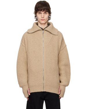 Lemaire Cardigan À Glissière Prolongée - Neutre