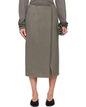 Rier Walker Midi Skirt - Grey