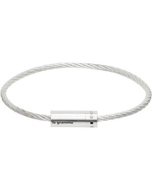 Le Gramme Cable 'Le 9G' Bracelet - Black