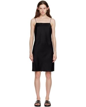 Filippa K Black Vivienne Midi Dress
