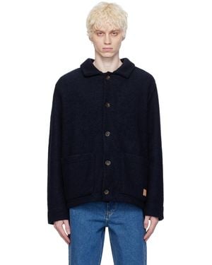 A.P.C. . Navy Thais Jacket - Blue