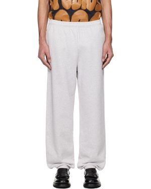 Acne Studios グレー オーガニックコットン スウェットパンツ - ホワイト