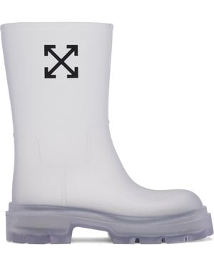 Off-White c/o Virgil Abloh Transparent Arrow Reboot Boots - White
