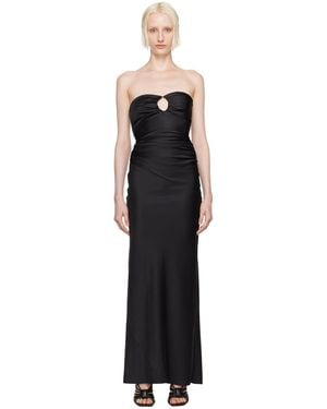 Bec & Bridge Emilia Strapless Maxi Dress - Black