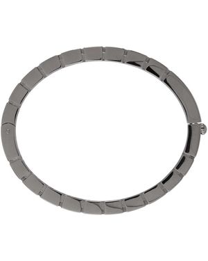 Versace Silver Meander Bracelet - Metallic
