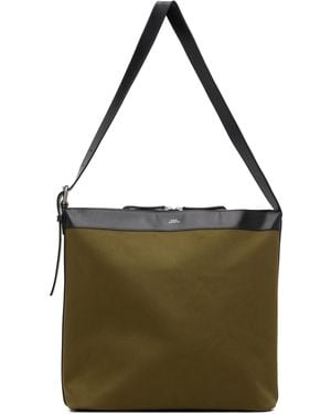 A.P.C. Khaki & Vera Maxi Biker Bag - Green