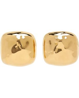 DEHANCHE Large Tetra Earrings - Metallic
