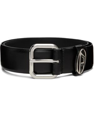 DIESEL B-1Dr Oval D Loop Belt - Black