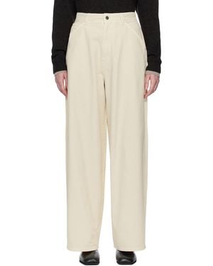 Lemaire Off- Large Jeans - Natural
